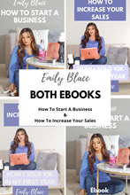 Load image into Gallery viewer, Bundle Of Ebooks (How To Start A Business &amp; How To Increase Your Sales)
